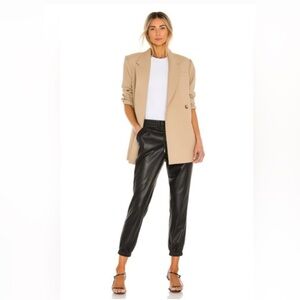 New with tags philanthropy vegan leather joggers